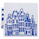 S87 Flower Spray Mold DIY Scrapbooking Stencil Cake Coffee Decorating Craft Too-