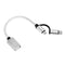 2 in 1 Adapter Braided Cable Type-C Micro USB OTG Fast Charging Cord Universal