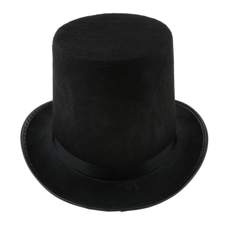 Novelty Top Hat for Adults - Magician Hat, Steampunk Fancy Dress Costume for