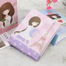 Cartoon Girl Photo Album 6 inch Random Colors 100 Sheets Interstitial PhotosCase