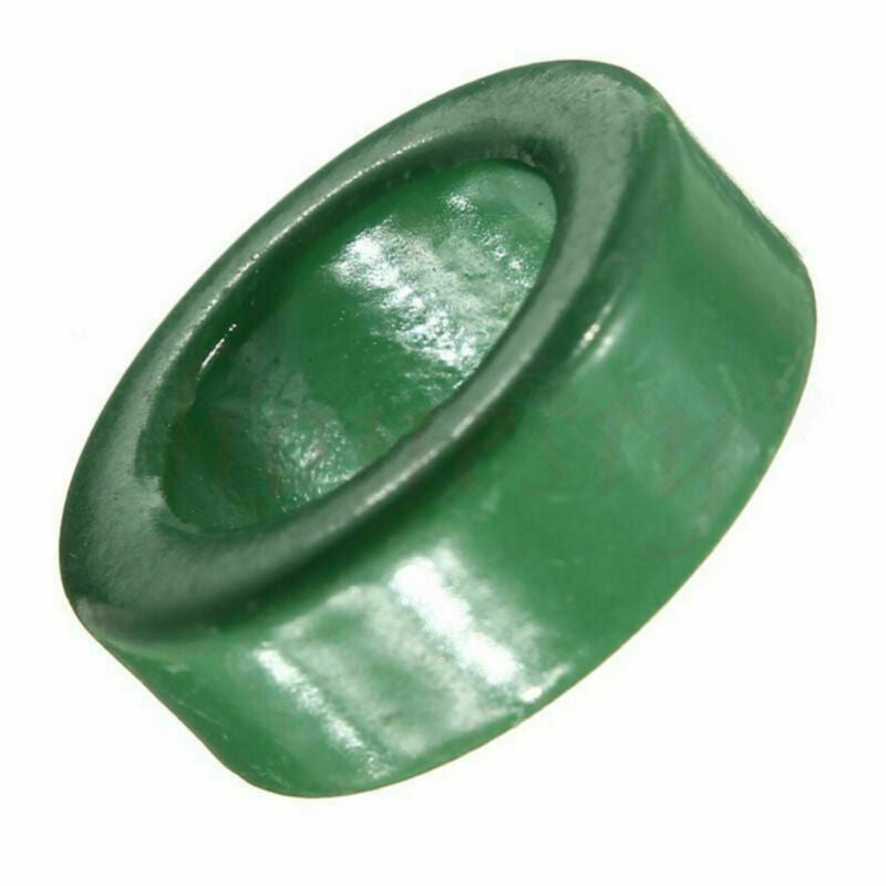 Hot 5 Pcs 22mm x 14mm x 8mm Round Green Transformers Toroid Ferrite Ring Cores