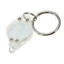1pcs Mini White Flashlight Key chain LED Light Lamp Key-Ring New 2019