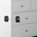 Refrigerator Strong Adhesive Lock for Cabinet File Drawer Window Child Safe T2O4