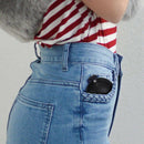 Folding Travel Hair Comb with Mirror - Mini Pocket Hair Brush for Gift Idea