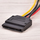 Molex to TA Power Adaptor Cable 4 pin to 15 pin For HDD Hard Drive/OZ