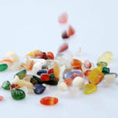 1Bag 100g Mixed Colour Irregular Shape Tumbled Stone Rock Gem Bead Chips Pretty