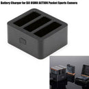 3 Port Smart Battery Fast Charger for DJI OSMO ACTION Pocket Sports Camera