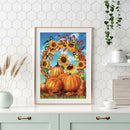 Pumpkin 5D DIY Full Round Drill Diamond Painting Art Cross Stitch (B2380)
