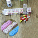 7 Day Weekly Transparent 7 Fach Tablet Pill Box Fall Veranstalter Halter N5 L6F3
