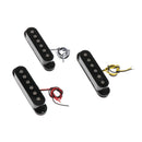 3pc Durable Guitar Single Coil Pickup Alloy Black For ST Electric Guitar