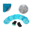 10 XManicure Template Nail Art Image Stamping Polish Print Plate Stamper Kit Set