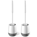 Toilet Brush and Holder,Toilet Bowl Cleaner Brush, 2Pcs Bathroom Toilet Bow