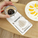 2 in 1 egg slicer mushroom tomato section cutter mold kitchen chopper tool JR
