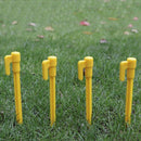 10Pcs Camping Tools Plastic Tent Pegs Nails Sand Ground Stakes Outdoor Camp H7W2