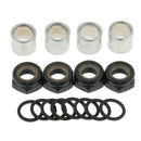 8mm Skateboard Longboard Truck Speed Kit Axle Speed Washers Nuts Spacer Black