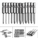 12Pcs Hex Shank Magnetic Phillips Cross Screwdriver Bits,phillips screwdriv X2C9