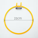 Adjustable Plastic Embroidery Hoop Round 22cm Sewing Cross-Stitch Frame Ring DIY