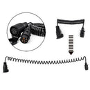12V 7 Pin Trailer Plug 13 Pin Socket Plug Adapter Wiring Connector Spring Cab_