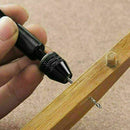 Micro Mini Aluminum Hand Drill With Keyless Chuck + Twist W Z3L0 Tools 10 D H2S6