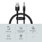 Baseus USB to DC 3.5mm Charging Cable HUB Fan 2A Power Supply Adapter Cord