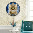Cat Diamond Painting Coffee Tassels Special Shape Partial Drills Home Decor