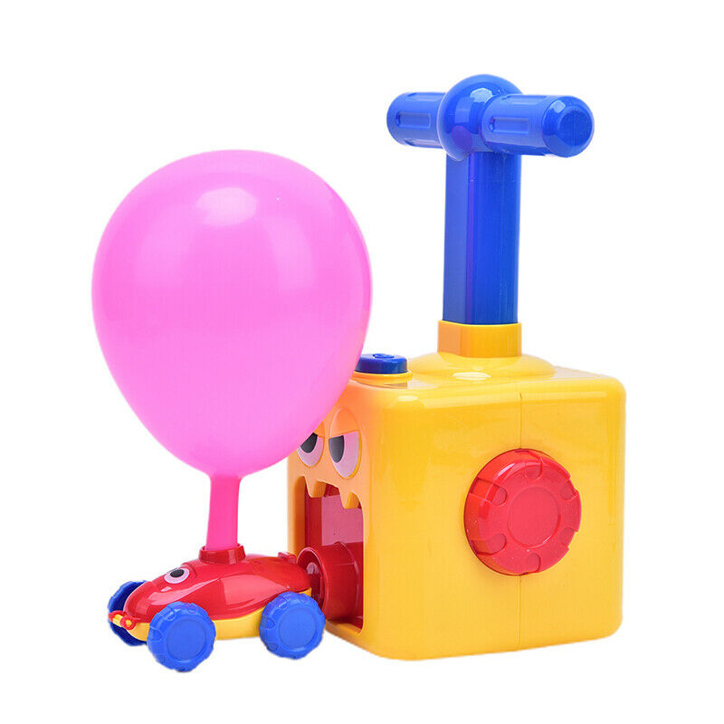 Fun Inertia Balloon Powered Car Toys Aerodynamics Inertial Power Kids Gi Gw