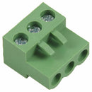 10 Pairs AC 300V 10A 5.08mm Pitch 3 Pin Screw Pluggable Terminal Block U7P8