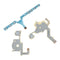 3pcs/set Flex ribbon cable assembly flex cables replacement for PSP3000  BL JC,a