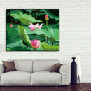 Painting By Numbers Kit DIY Lotus Digital Oil Canvas Art Picture Home Decor