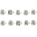 10Pcs Lots Tibetan Beads Fit Bracelet Charms Pendants Jewelry Making Findings ME