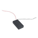 3 Pcs Two Wire ON/OFF Switch 3 x 1.5V AAA Battery Holder Case w Cover O1T6
