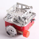 Stainless Steel Foldable Square Cooking Stove Outdoor Camping BBQ Combustor