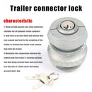 Universal Trailer Parts Hitch Lock Ball Lock for Coupling Tow Caravan Zinc