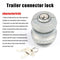 Universal Trailer Parts Hitch Lock Ball Lock for Coupling Tow Caravan Zinc
