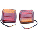 2 x 12v LED Rear Lights Stop Indicator Boat Car Trailer Truck Waterproof Si G6O9