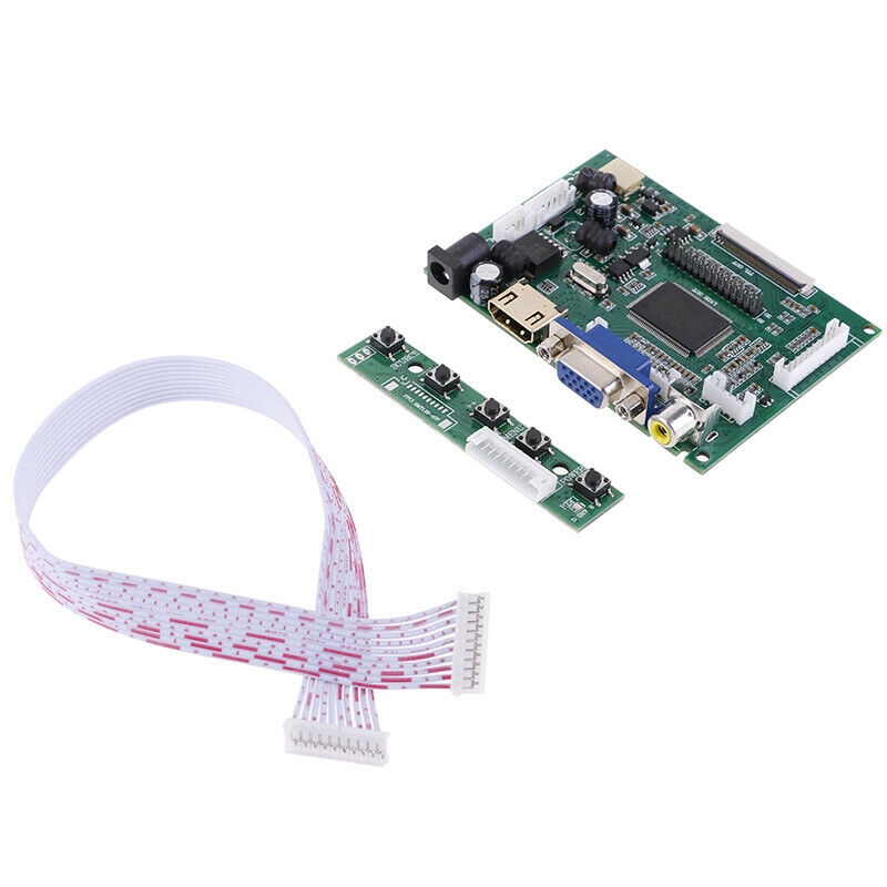 HDMI VGA 2AV LVDS LCD Display Controller Board Pi Kit for LCD Monit Gw