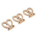 Wooden Wedding Table Numbers Heart Shaped 1-10 Table Number Signs