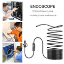 3 in 1 Endoscope Camera Car Repair Waterproof Inspection Borescope (1m)