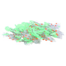 800 Pcs/100 Groups Fishing Bobber Stopper 8 In 1 Transparent Rubber Cylindr