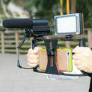 Cage Rig Stabilizer Smartphones Video Film Production Double Handle E8Z8