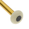 1 Pair Snare Drum Hammer Mallet w/ Golden Metal Handle Percussion Accessory