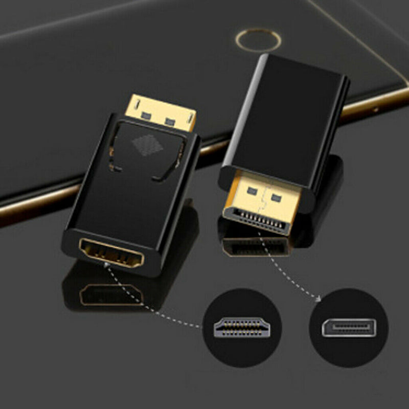 DisplayPort/AM toHDMI/AF 4K Converter DP Male to HDMI Female 1080P HD Adapter