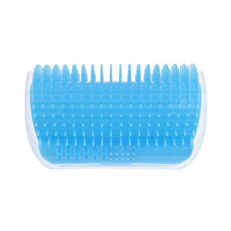 2X Cat Self Groomer Brush with Catnip-Wall Corner Massage Machine -Helps Prevent