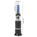 Handheld Auto car Antifreeze Liquid Coolant tester Battery Refractometer tool