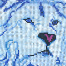 DIY 5D Diamond Painting Embroidery Animal Lion Cross Stitch Tool Set Tool D