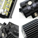 1X7Inch 400W LED Work Light Bar Flood Spot Beam Offroad 4WD SUV Driving Fog