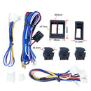 Universal Electric Power Window Lift Regulator Conversion Kit with Switches