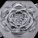 1Pcs Plastic Clear Lotus Soap Candle Mold DIY Handmade Soap Moulds, 90 x 77 x