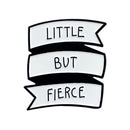 Simple Letters Brooch Enamel Badges Backpack Jacket Jewelry Gift (White) A