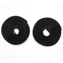 Cycling Cork Handlebar Tape Black + 2 Bar Plug Carbon fiber black